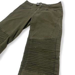 Embellished Green Denim Pants (H&M LOGG)